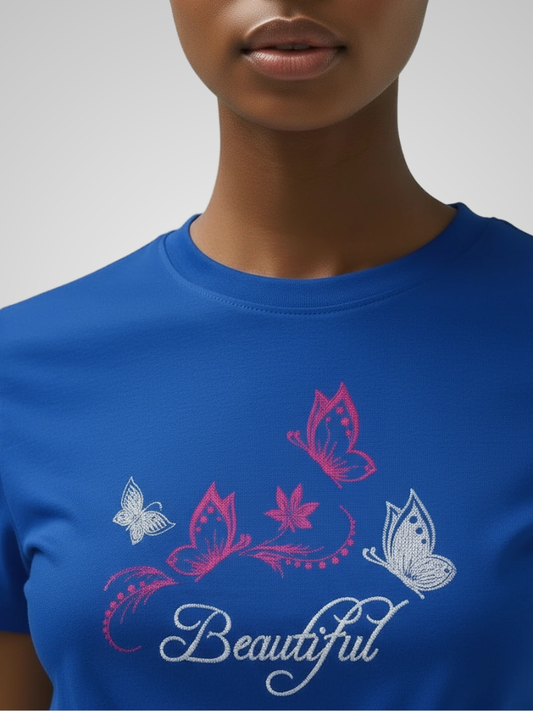 Crop Tee – Floating Wings