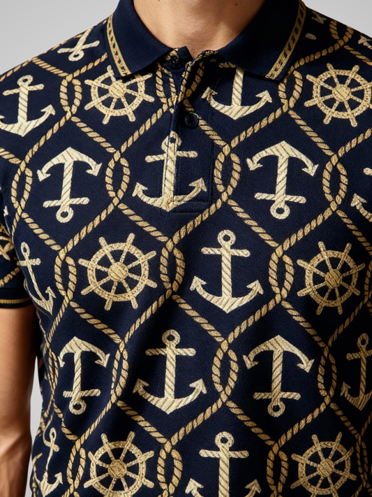 Polo – Nautic Pattern