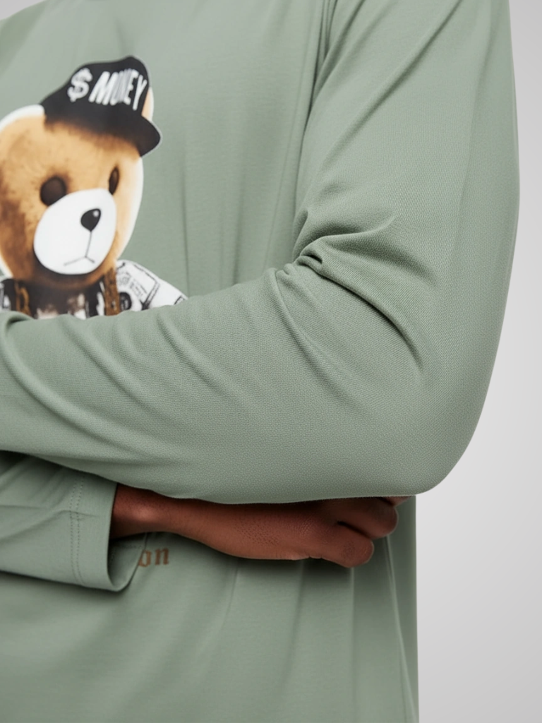 Long Sleeve – Mint Bear