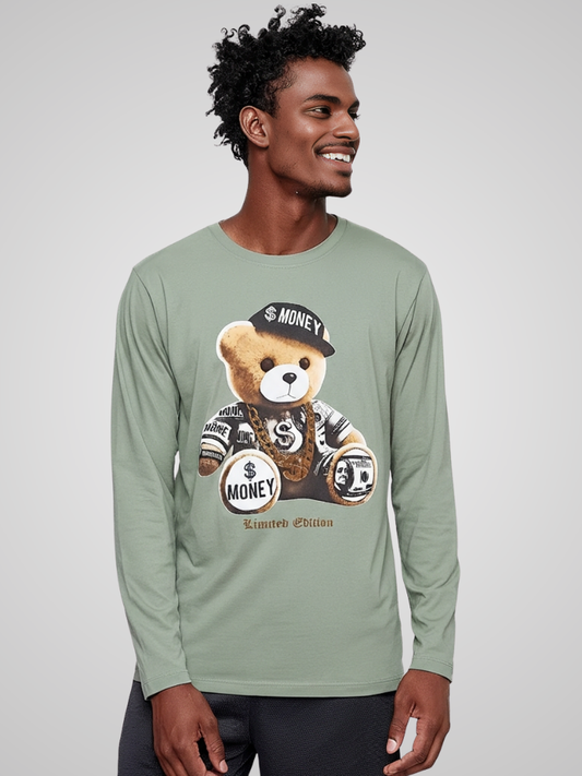Long Sleeve – Mint Bear