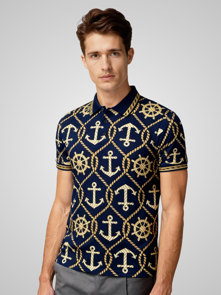 Polo – Nautic Pattern