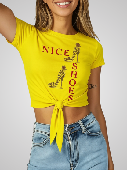 Crop Tee – Nice Shoes