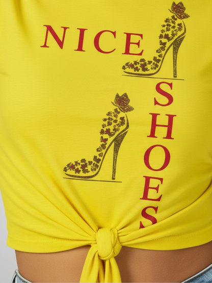 Crop Tee – Nice Shoes