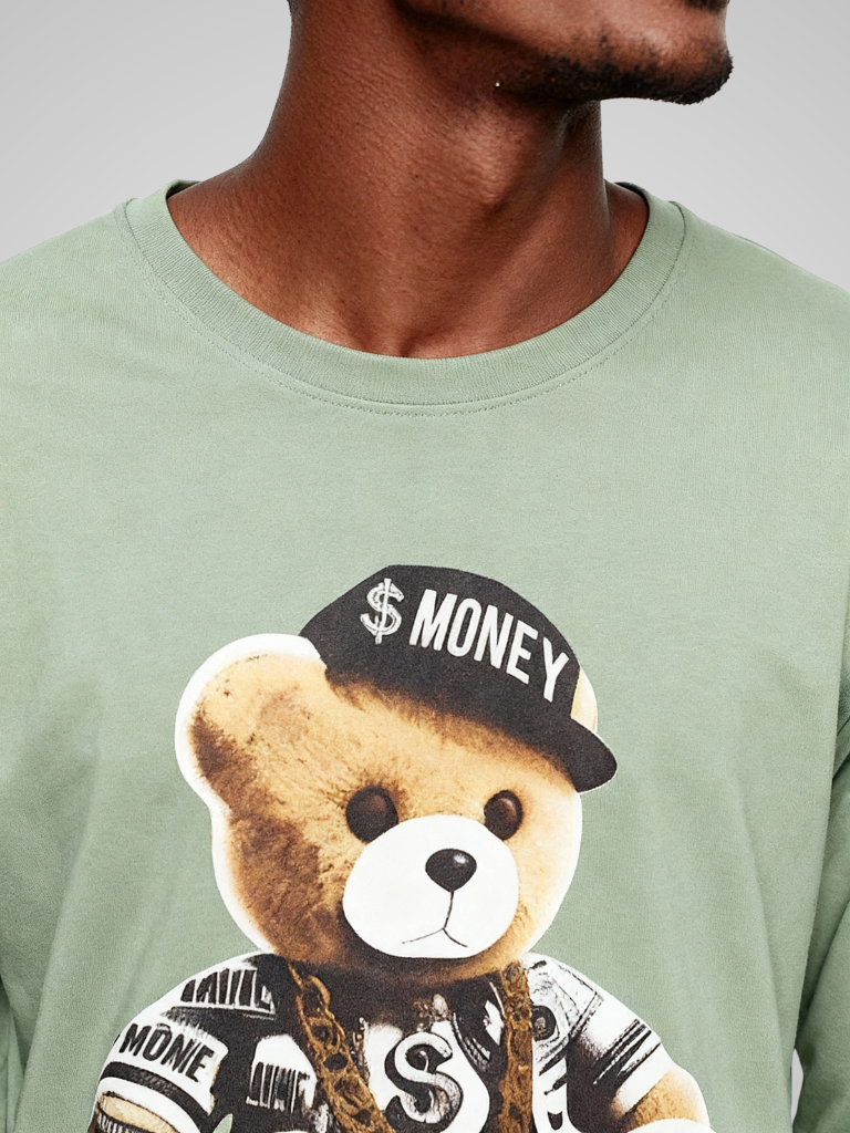 Long Sleeve – Mint Bear
