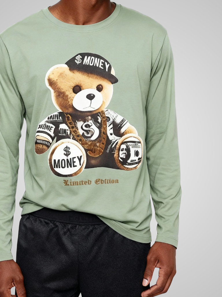 Long Sleeve – Mint Bear