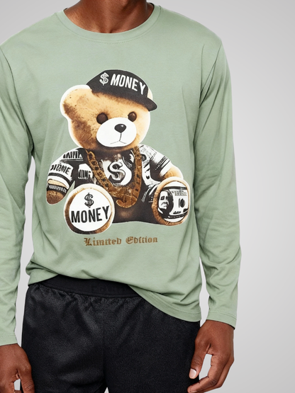 Long Sleeve – Mint Bear