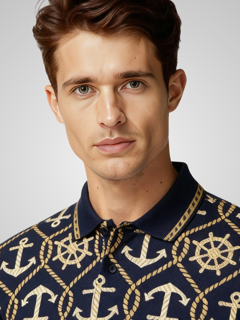 Polo – Nautic Pattern